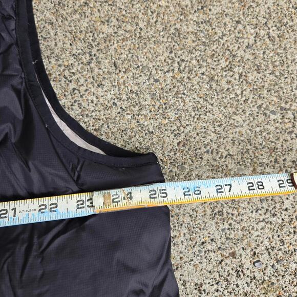 Vtg 90s MOOSE CREEK Plain Earthtone Outdoors Down Fill Reversible Puffer Vest XL - Picture 6 of 7